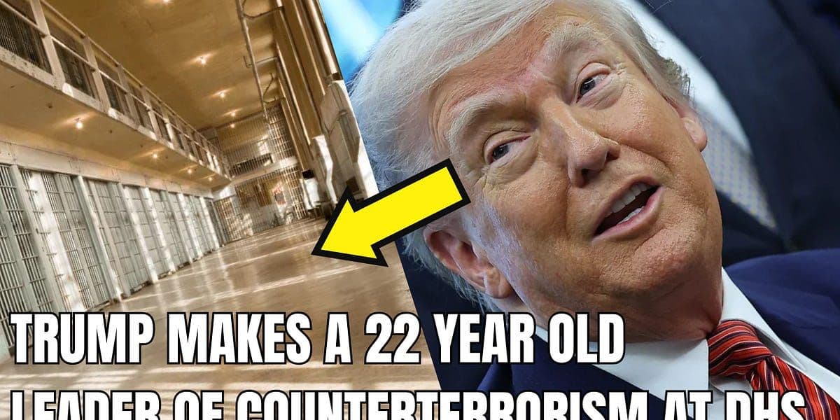 News collage showing airport security, unemployment office, and travel ban announcement from Trump administration