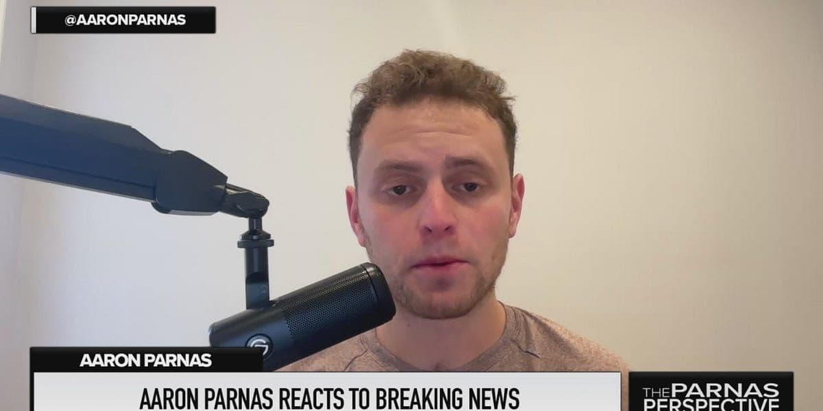 President Donald Trump at podium, amid controversy over demanding $230 million DOJ payment for investigations