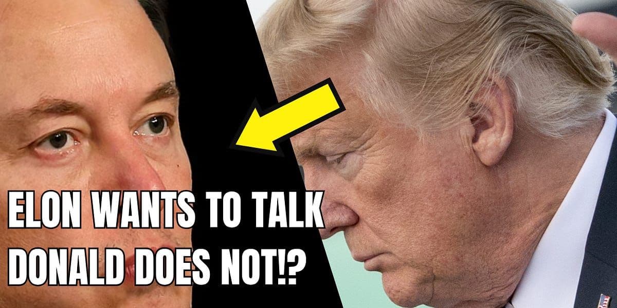 Donald Trump and Elon Musk, whose public feud has escalated with Trump refusing further communication