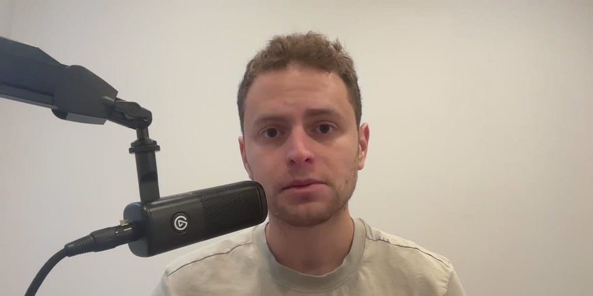 Charlie Kirk speaking at an event, with graphics showing DOJ document deletions and FBI manhunt news coverage