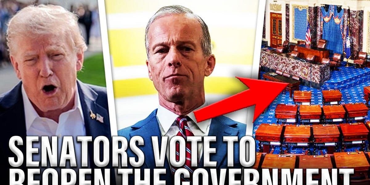 Senate Democrats Join Republicans to Pass Bill to Reopen Government