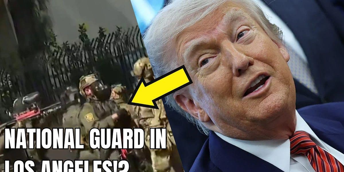 National Guard troops and protesters clash in Los Angeles amid immigration enforcement operations