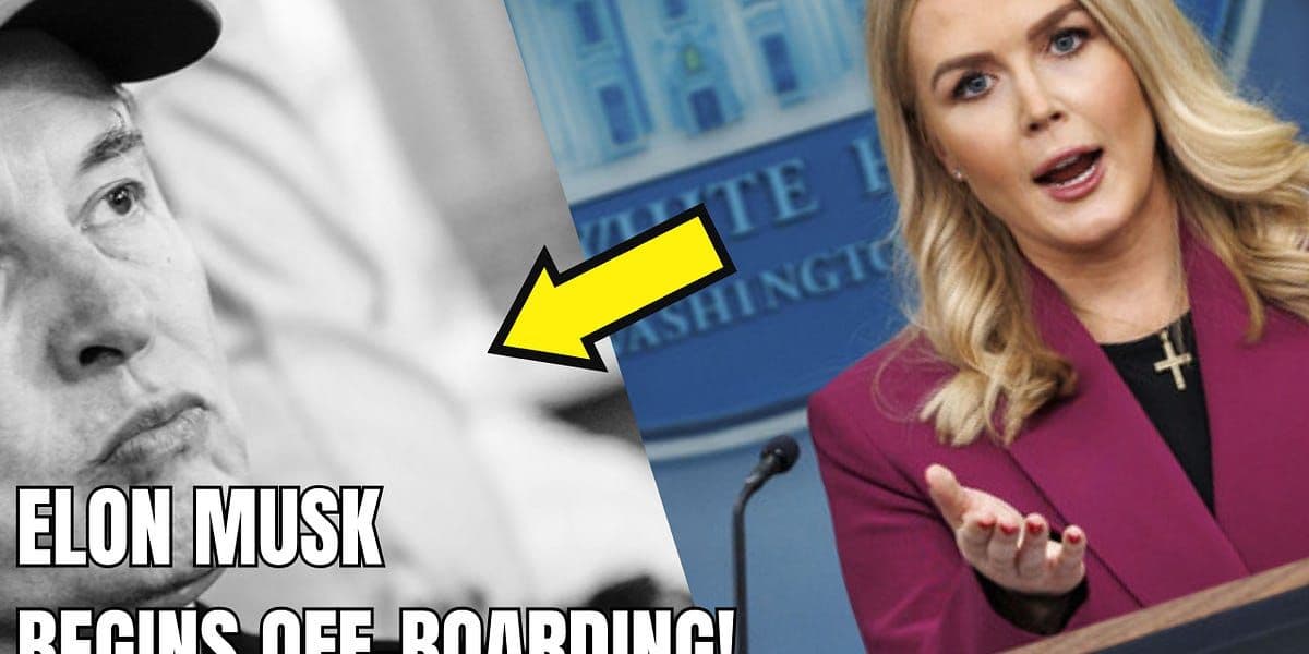 News collage featuring Elon Musk's White House departure and Trump administration policy developments