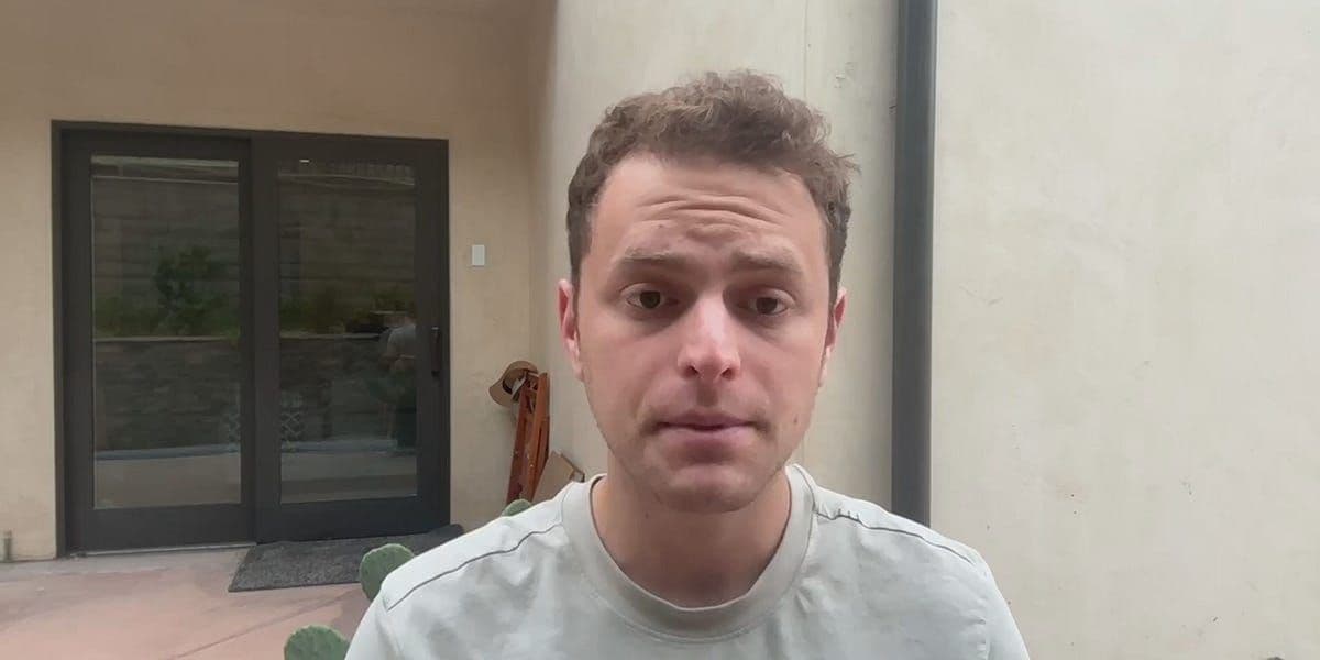 President Donald Trump speaking, amid reports his administration may significantly reduce tariffs on Chinese imports